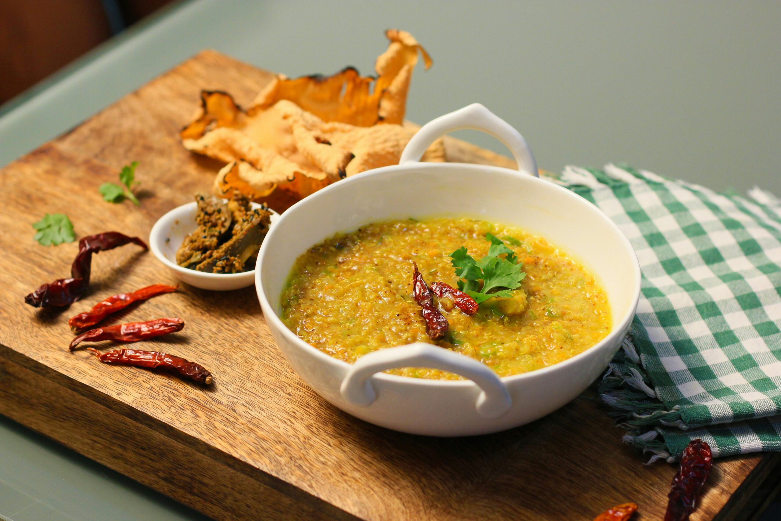 Healthy bajra khichdi served in a bowl